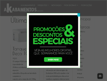 Tablet Screenshot of akabamentos.com.br